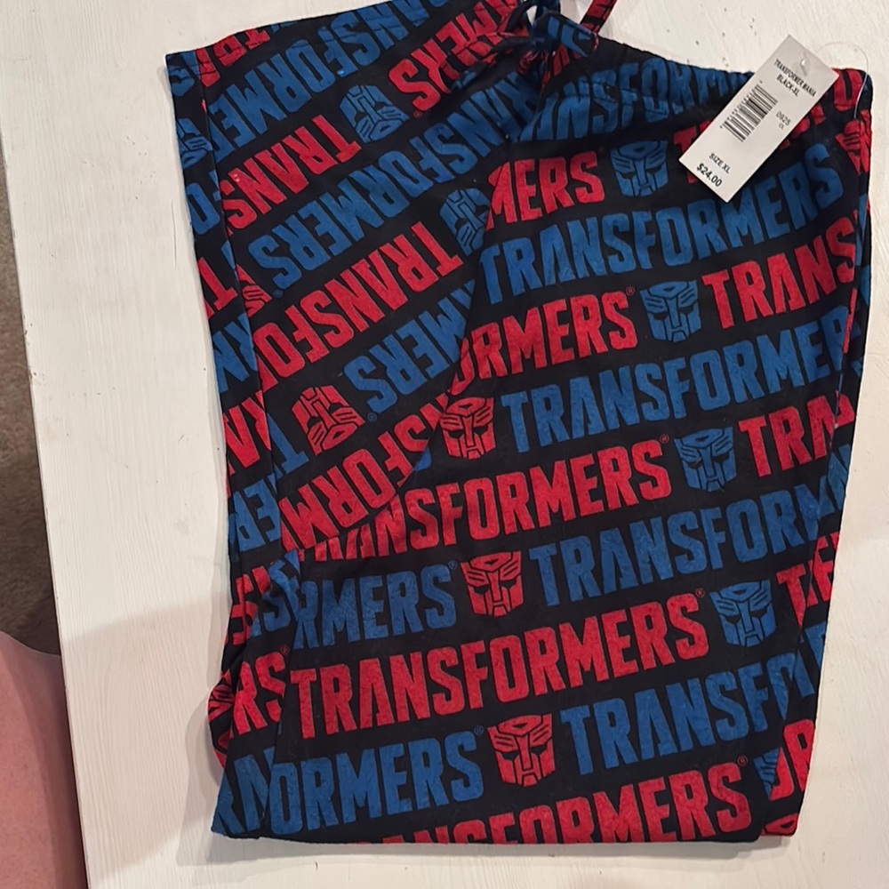 NWT Transformers Pajama pants